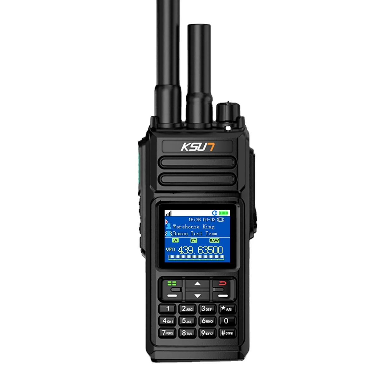 

KSUN CT67P GPS IP68 Waterproof Network POC Analog Dual Mode Walkie Talkie With Relay Function Weather Forecast