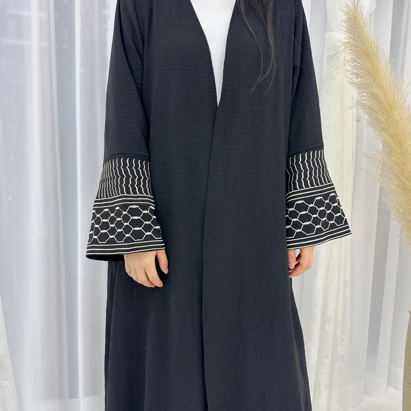 Abaya Cardigan Ramadan Khimar Abaya Saudi Arabia Turkey Islam Muslim Dress Prayer Clothes African Embroidery Dresses For Women