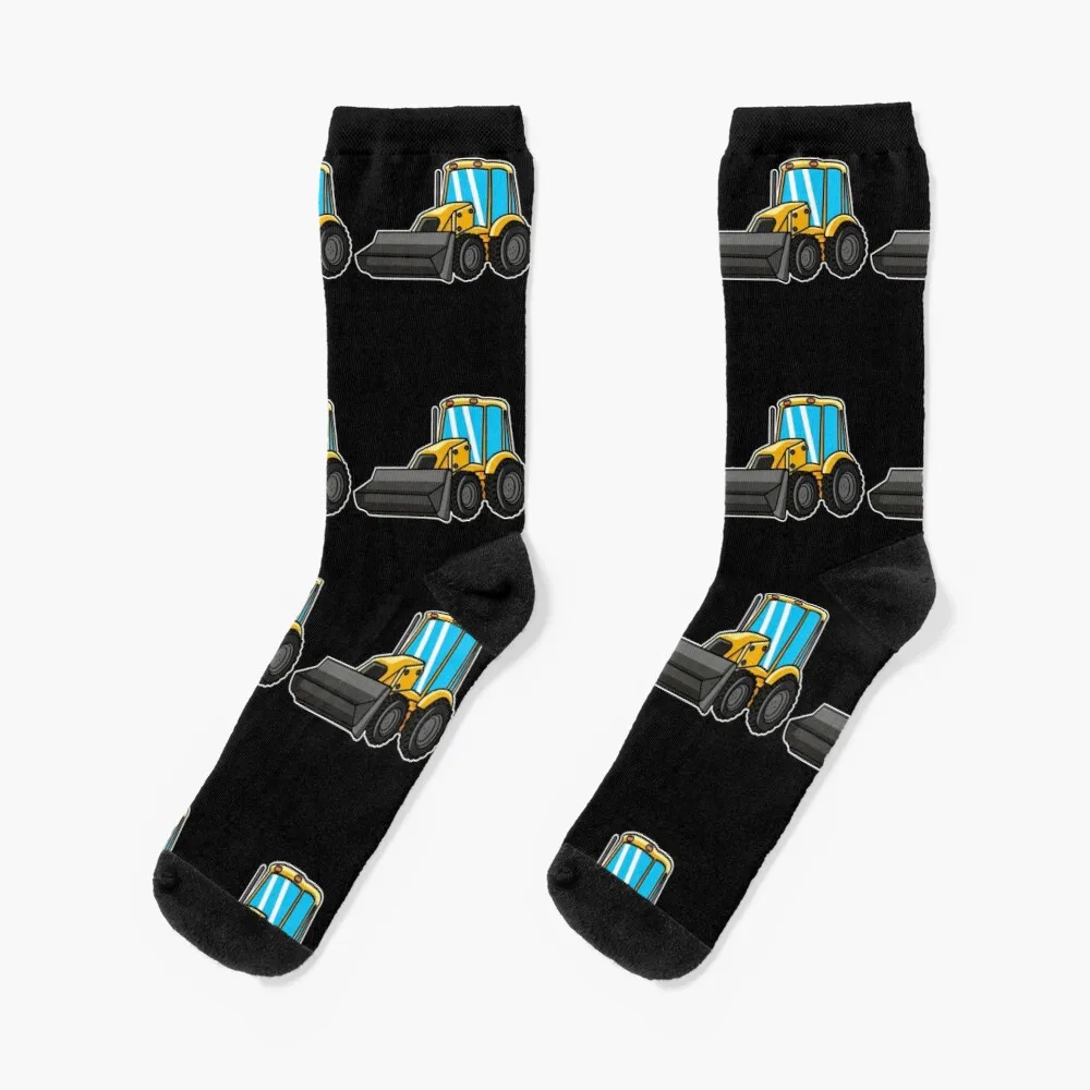 

Wheel loader child birthday present construction machine Socks Socks For Men Thermal Socks Men