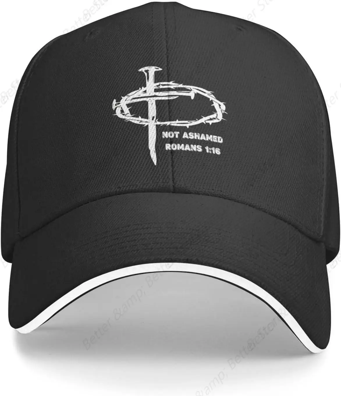 

Religious Christian Jesus Nail Cross Men Baseball Caps Peaked Cap Sun Shade Sunprotection Hat