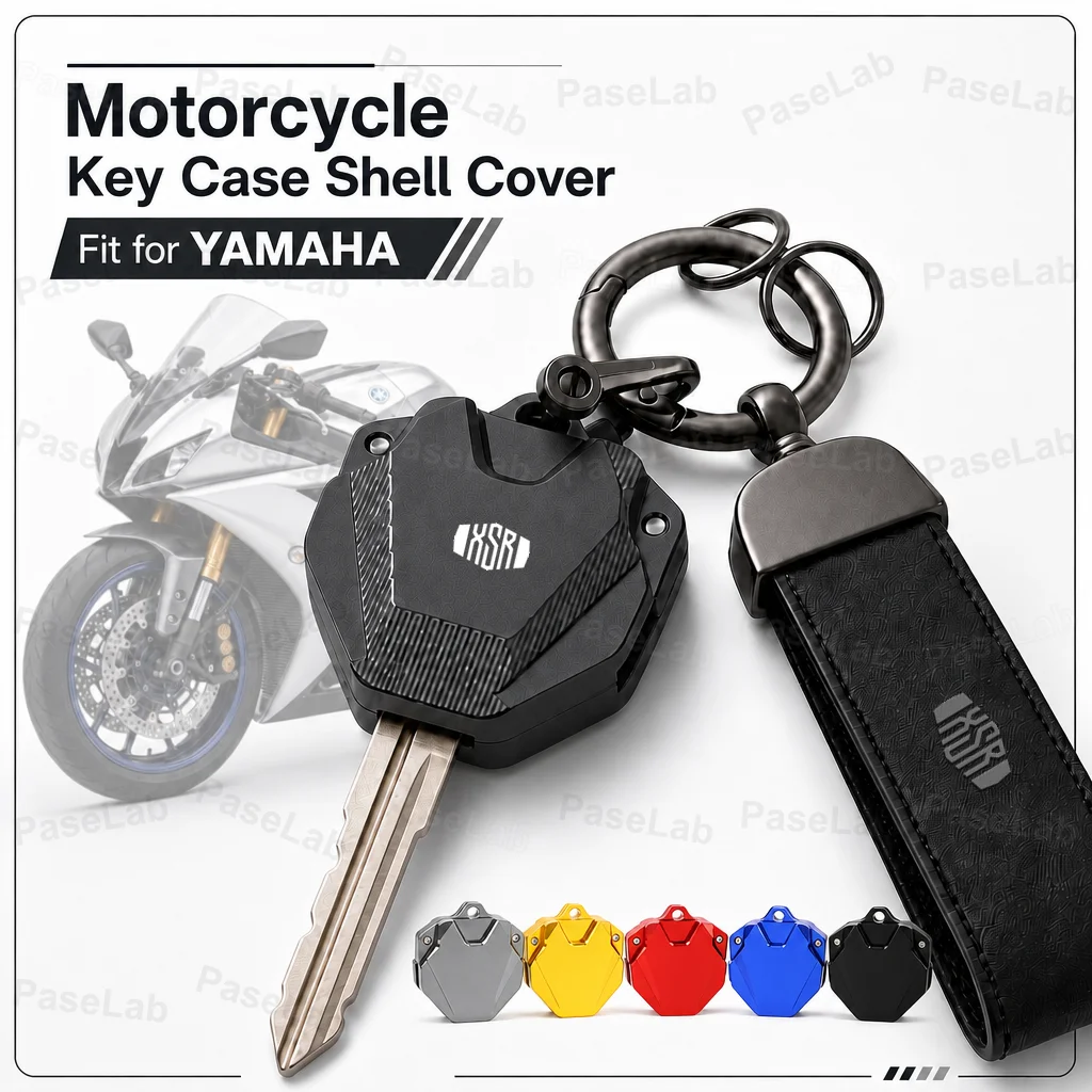 For Yamaha FJR1300 FJR 1300 XSR700 XSR900 XT660 TMAX Motorcycle CNC Aluminum Key Cover Cap Creative Products Keys Case Shell