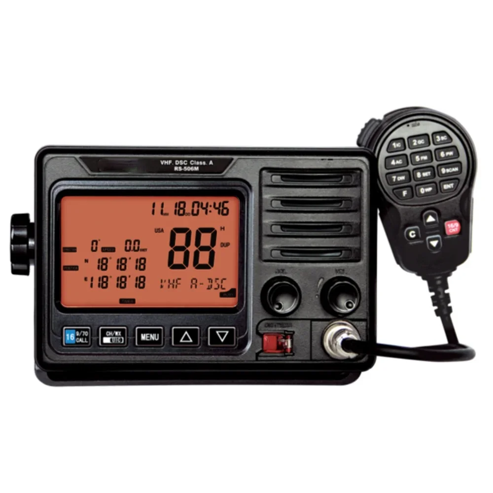 New Launch VHF Marine Radio Station Fisheries Dedicated Boat Ship 25W GPS DSC Marine Transceiver Walkie Talkie Long Range