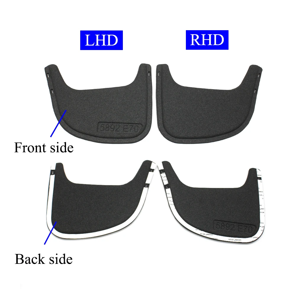Interior Car Front Dashboard Steering Wheel Lower Sponge Backplate Cover Replacement For BMW X5 X6 E70 E71 E72 2007-2014 view 3