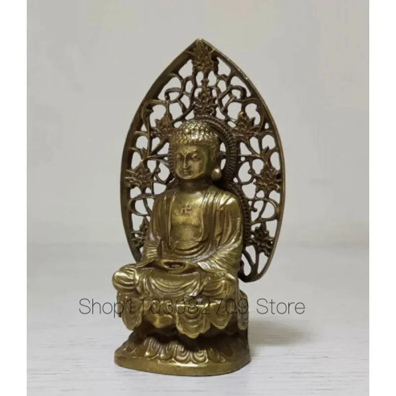 

Buddhism Antique Bronze carved Sakyamuni Amitabha Tathagata Buddha statues