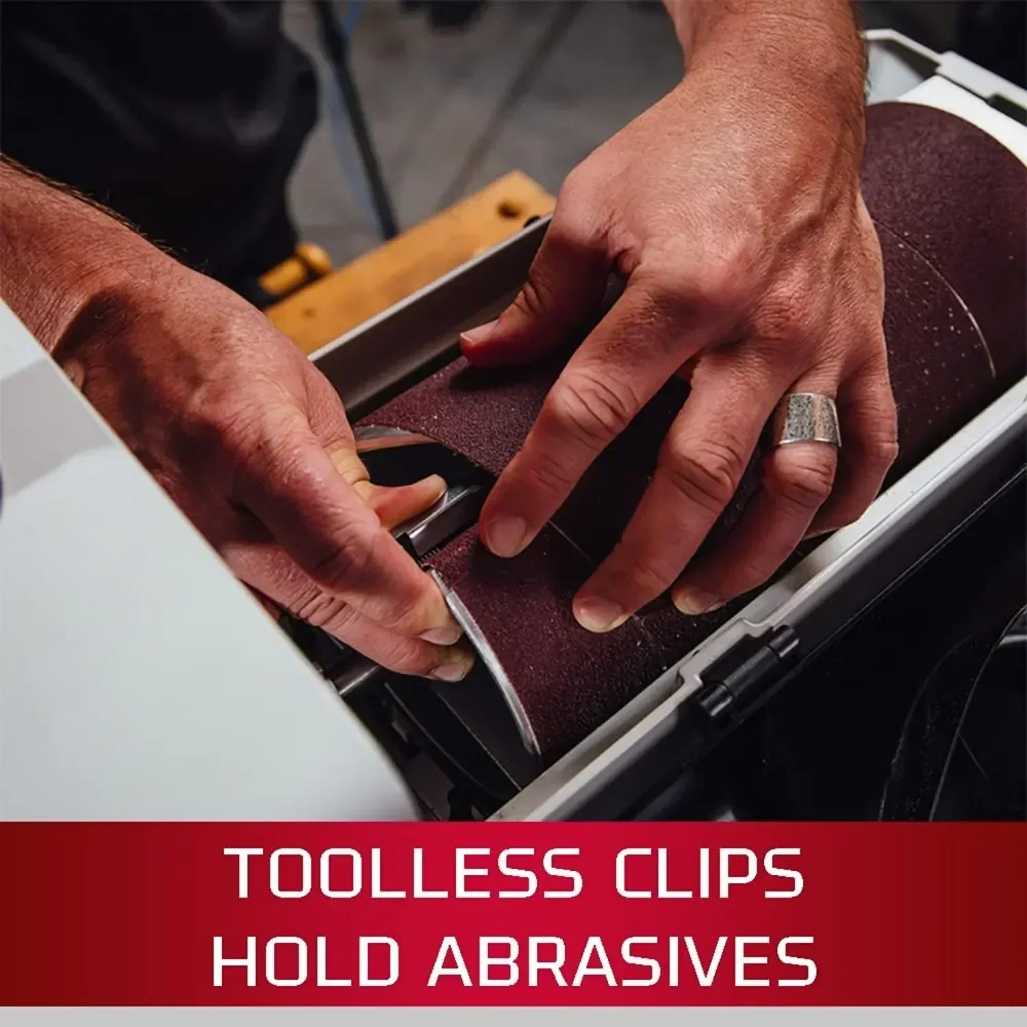 NOVA Lixadeira de tambor de bancada de 10 polegadas, 10 FPM, 1 HP, 1Ph 115V (JWDS-1020)