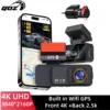 QOZ 4K ダッシュカム デュアルレンズ ドライブレコーダー 車 DVR 2.5K リアレンズカメラ 内蔵 WiFi GPS 24 時間駐車監視 ブラックボックス 1