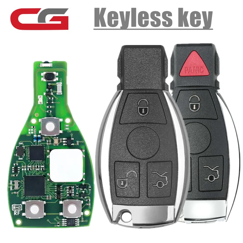 CG CGDI MB Keyless Go Key 315MHz/433MHz with Shell for Mercedes BENZ W164 W221 W216 W251 from Year 2005-2010 Get free Token