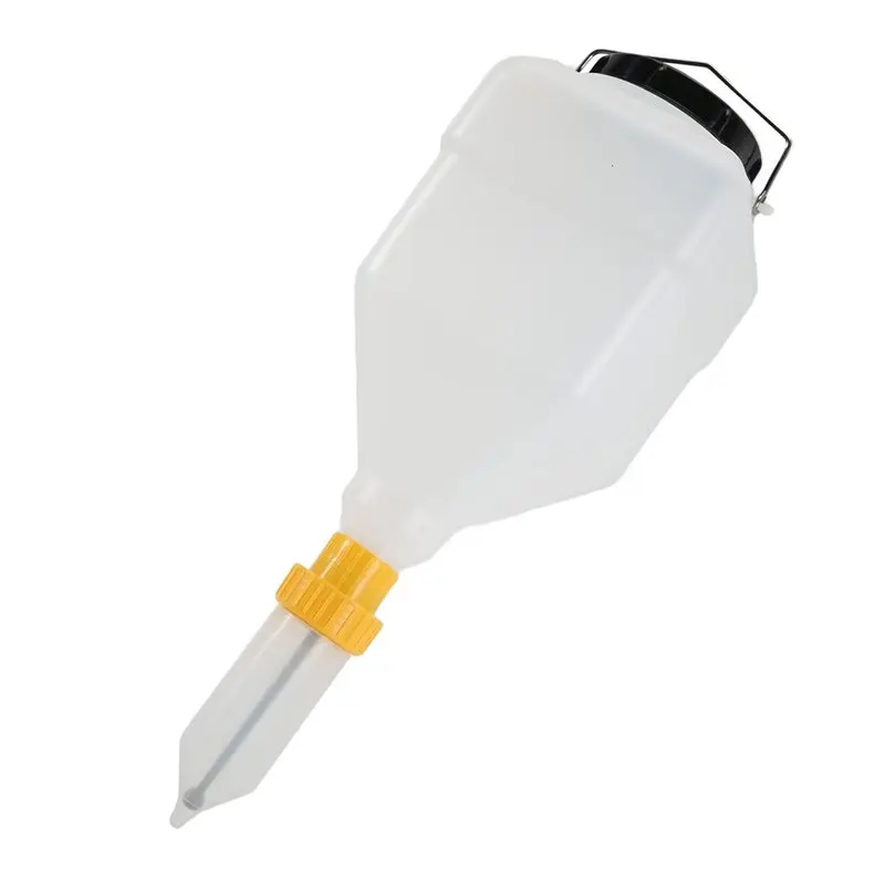 AEE4-5.5L Sauce Bottle Squeeze Bottle Hanging Sauce Dispenser Large Diameter Sauce Squeeze Bottle Hanging Sauce Dispenser