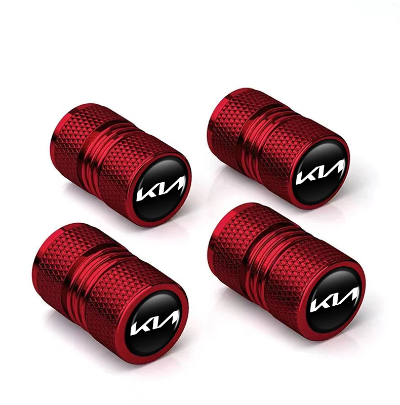 Aluminum Car Tire Valve Stem Caps for Cars Bike Trucks Motorcycles For NEW KIA Sportage Rio Ceed Niro Soul Stonic Picanto