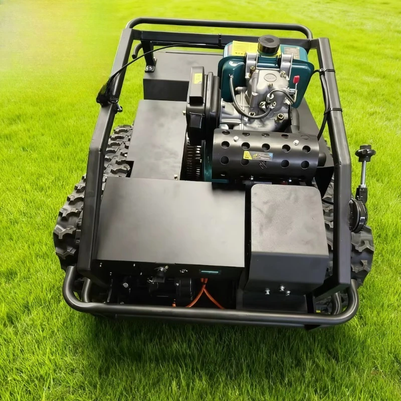 Robotic Lawn Mower with Intelligent Navigation Agricultural Equipment Cutting Width 550mm Industrial Use