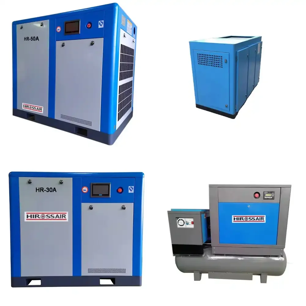 

New 10 Screw Air Compressor for Industrial Use Stationary Box Type 30 kW Motor Power 22 kW Oil Powered 380V