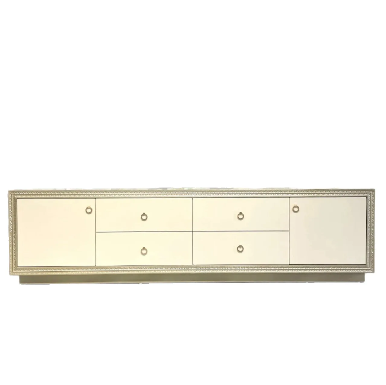 

American light luxury dragon scale TV cabinet villa home living room luxury floor cabinet La Rochelle large storage manufactur