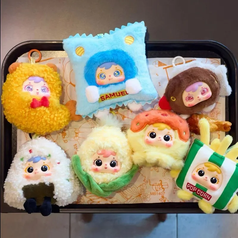 

Новая слепая коробка с жареными креветками Samuel, модная игрушка, коллекционные куклы, милая сумка, подвеска, подарок на Хэллоуин для девочек, настольные декоративные предметы