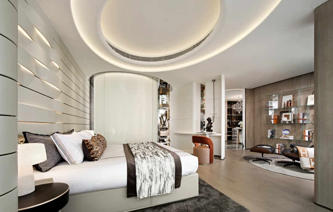 Sanhai Light التصميم الداخلي البناء رسم الشقة الخطة الرئيسية تخطيط Dreamhouse غرفة المعيشة