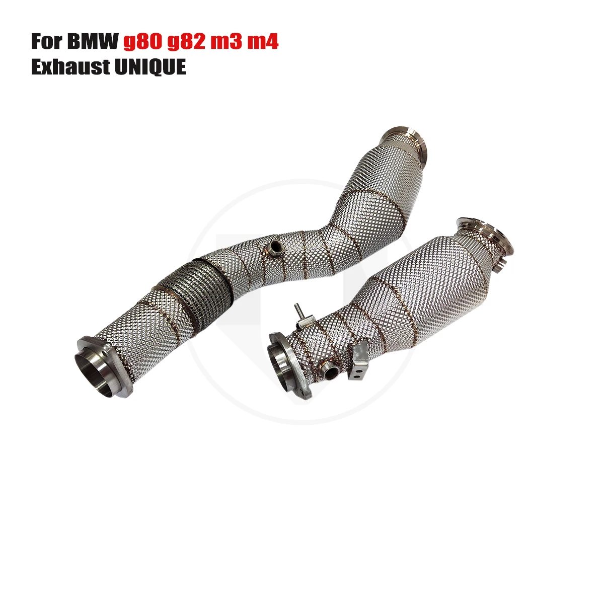 UNIQUE For 2021+ Bmw g80 g82 m3 m4 s58 3.0T No engine light opf downpi With insulator downpipe With cat/without cat exhaust pipe