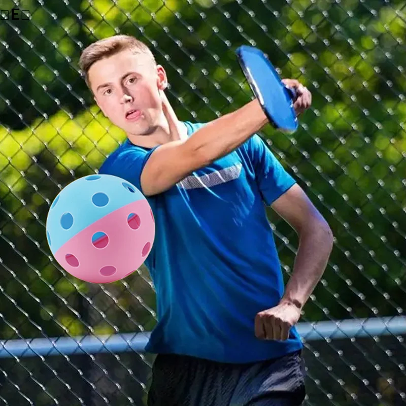 

〔E〕PickleBall Balls Two-Colors-Combined Indoor/Outdoor Training Pickleball Strong Flight Stability & Rebound Outdoor Sports Gear