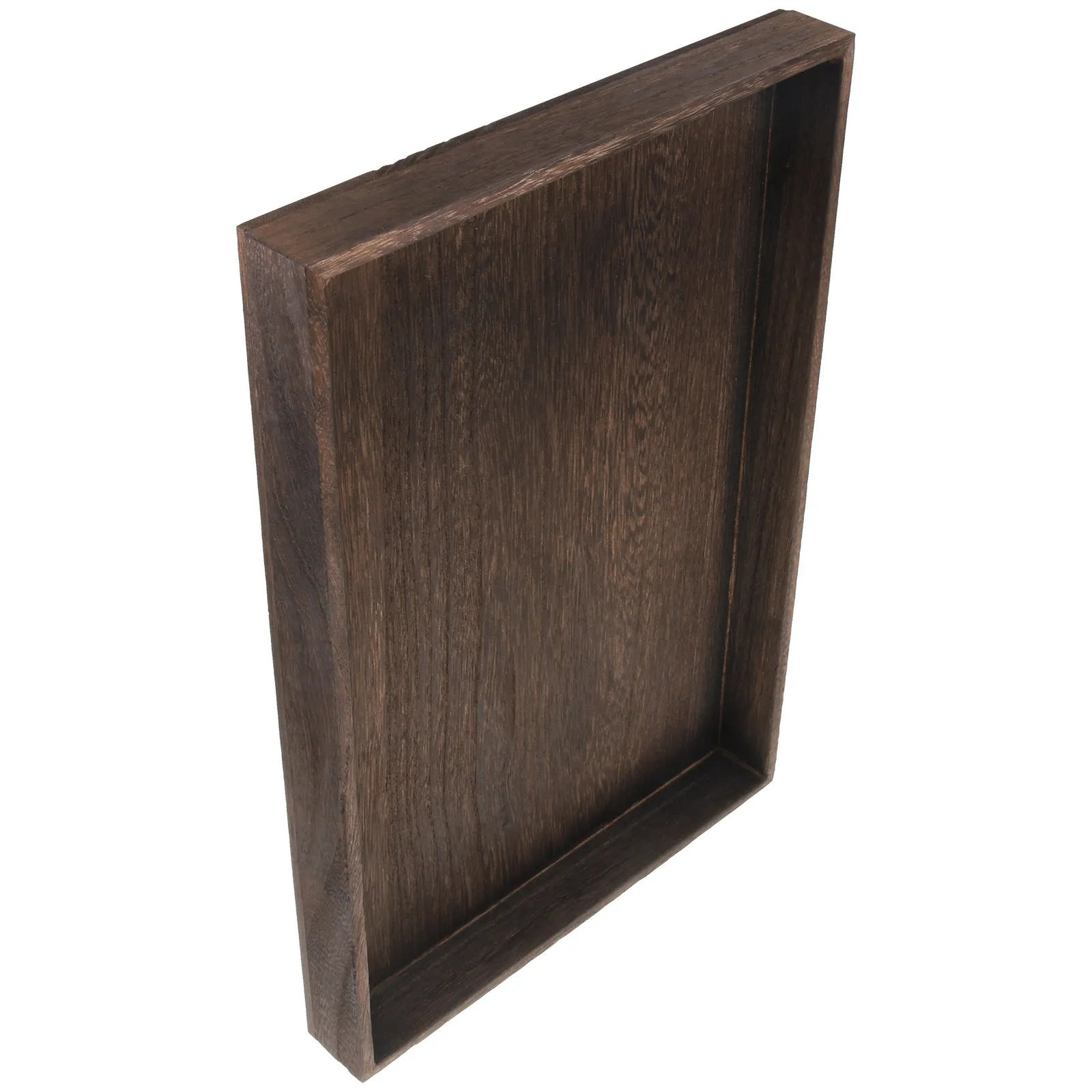 

Деревянная подставка для украшений: элегантная, простая, с гладкими линиями, тонкой отделкой. Лоток для хранения украшений для спальни, ванной, туалетного столика, подоконника.