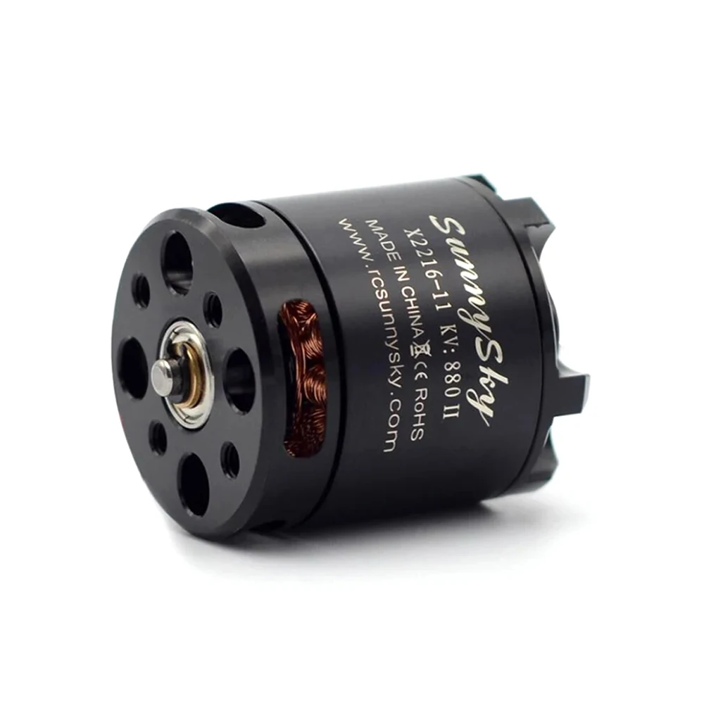 SunnySky X2216 2216 880KV 1250KV 1400KV 2400KV II Outrunner Brushless Motor For RC Models 3D Airplane Drone thumbnail 3