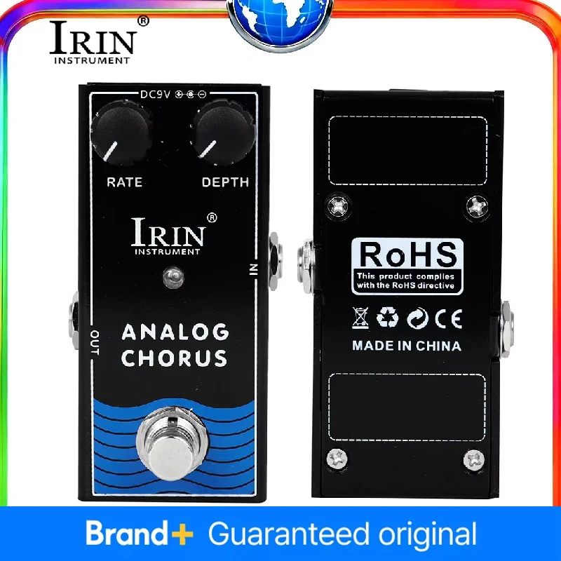 

IRIN RF-07 Electric Guitar Effects Pedal ANALOG CHORUS Monoblock Effects True Bypass Designed Guitar Accessories