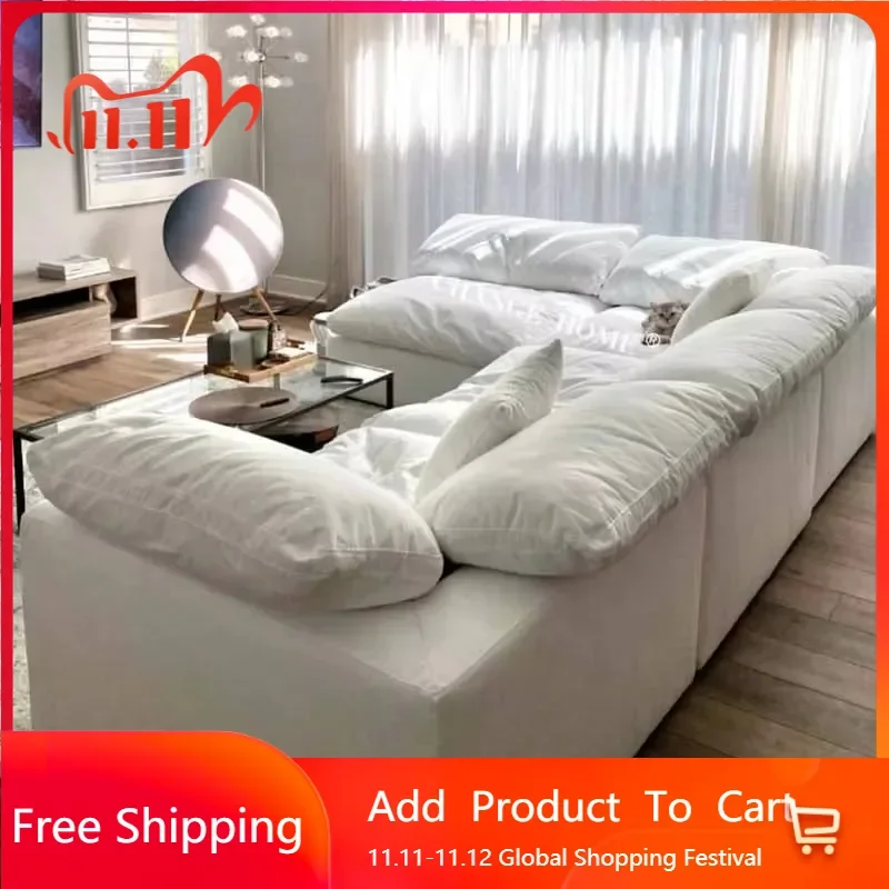 

Designer Wooden Backrest Sofa Individual European Lit Pliable Nordic Sofa Puffs Salon Luxury Lounge Bedroom Muebles Hotel Hotel