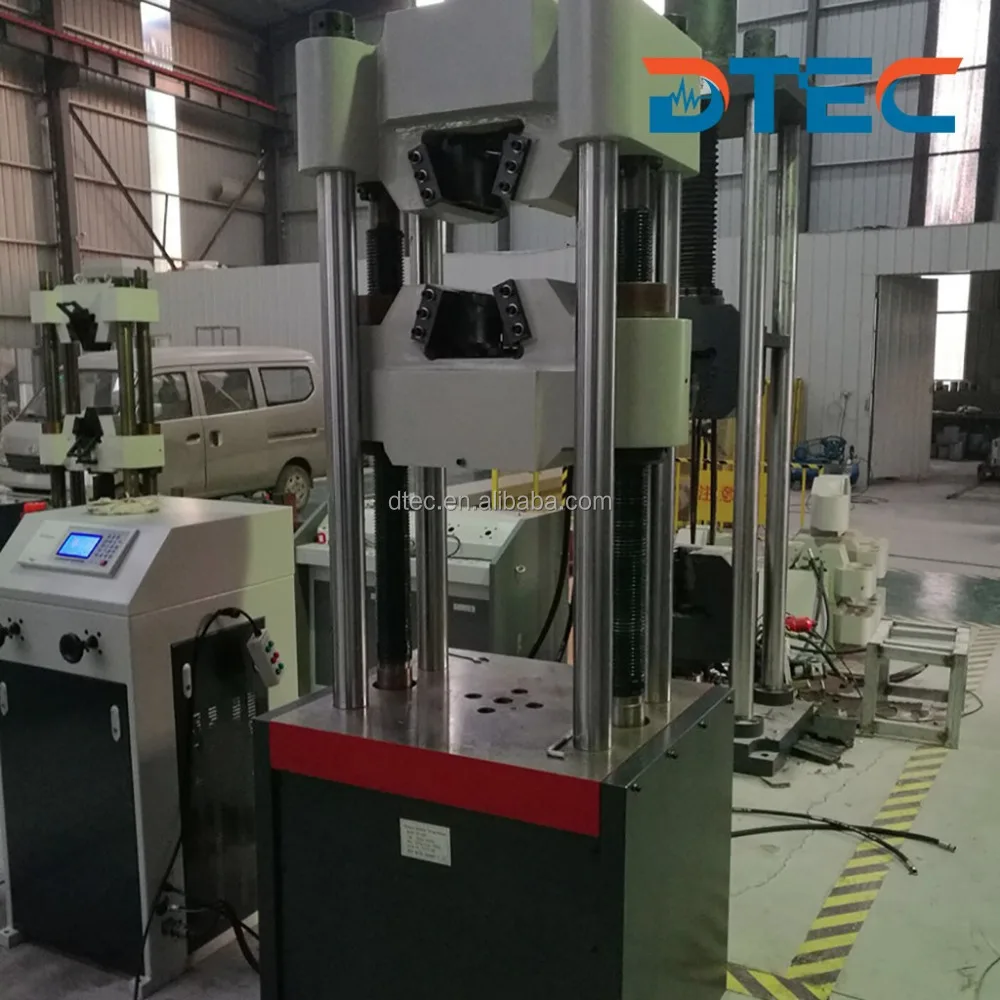 DTEC DE-1000D Hydraulic Universal Testing Machine, 1000KN, Digital Display Stand, Standard Calipers, Compression and Bending