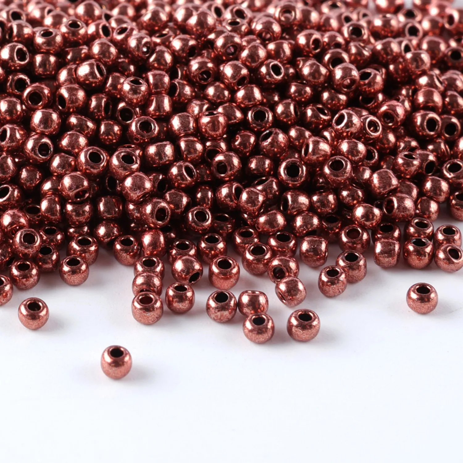 Domestic CJ 11/0 Metallische Runde Perlen Top Seed Beads 10g/Röhrchen Schmuckzubehör Geeignet für Verschiedene DIY- und Andere Handarbeiten – Detail 8