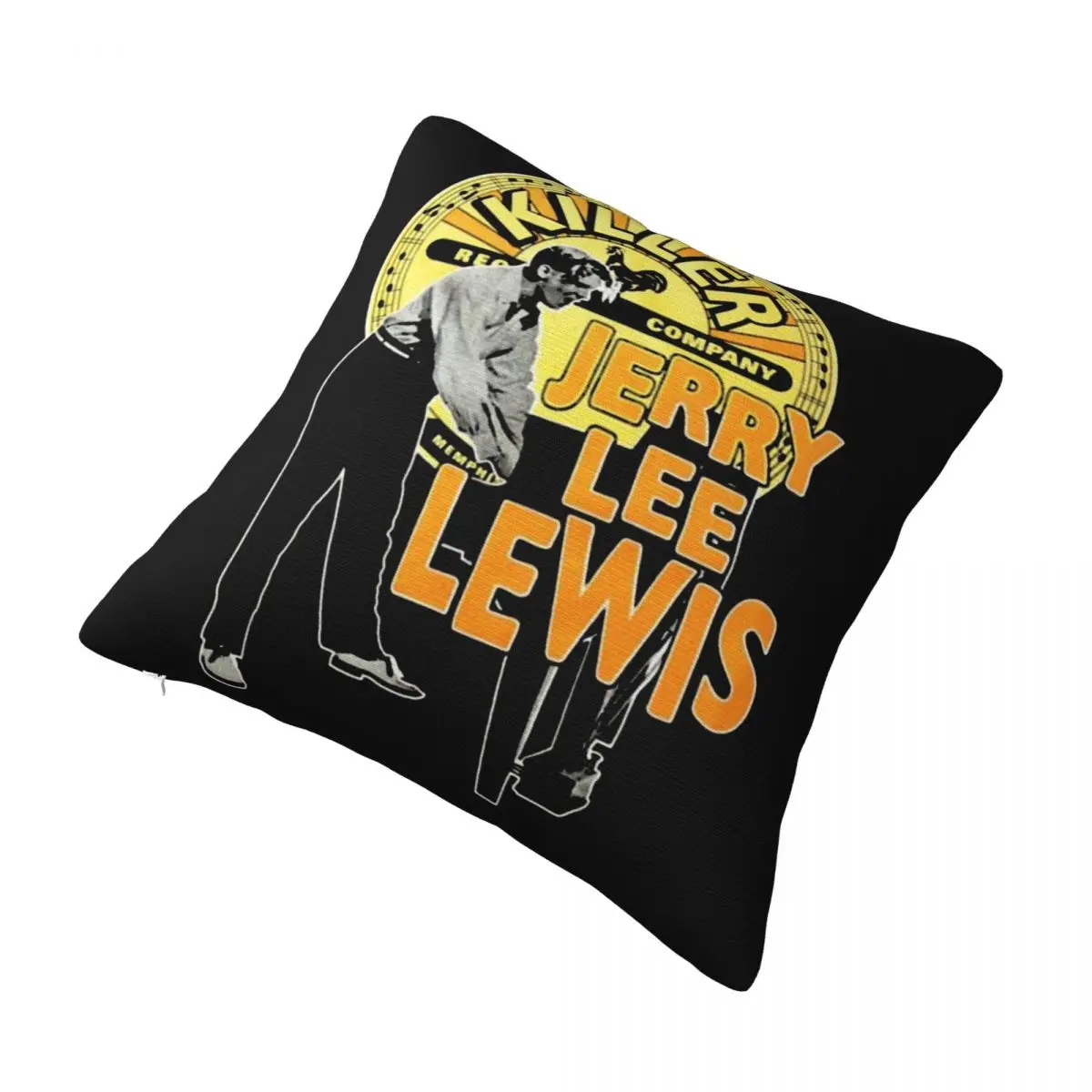 Lewis Pillow Case jerry lee lewis Luxury Polyester Pillowcase Cushion Zipper Summer Cover