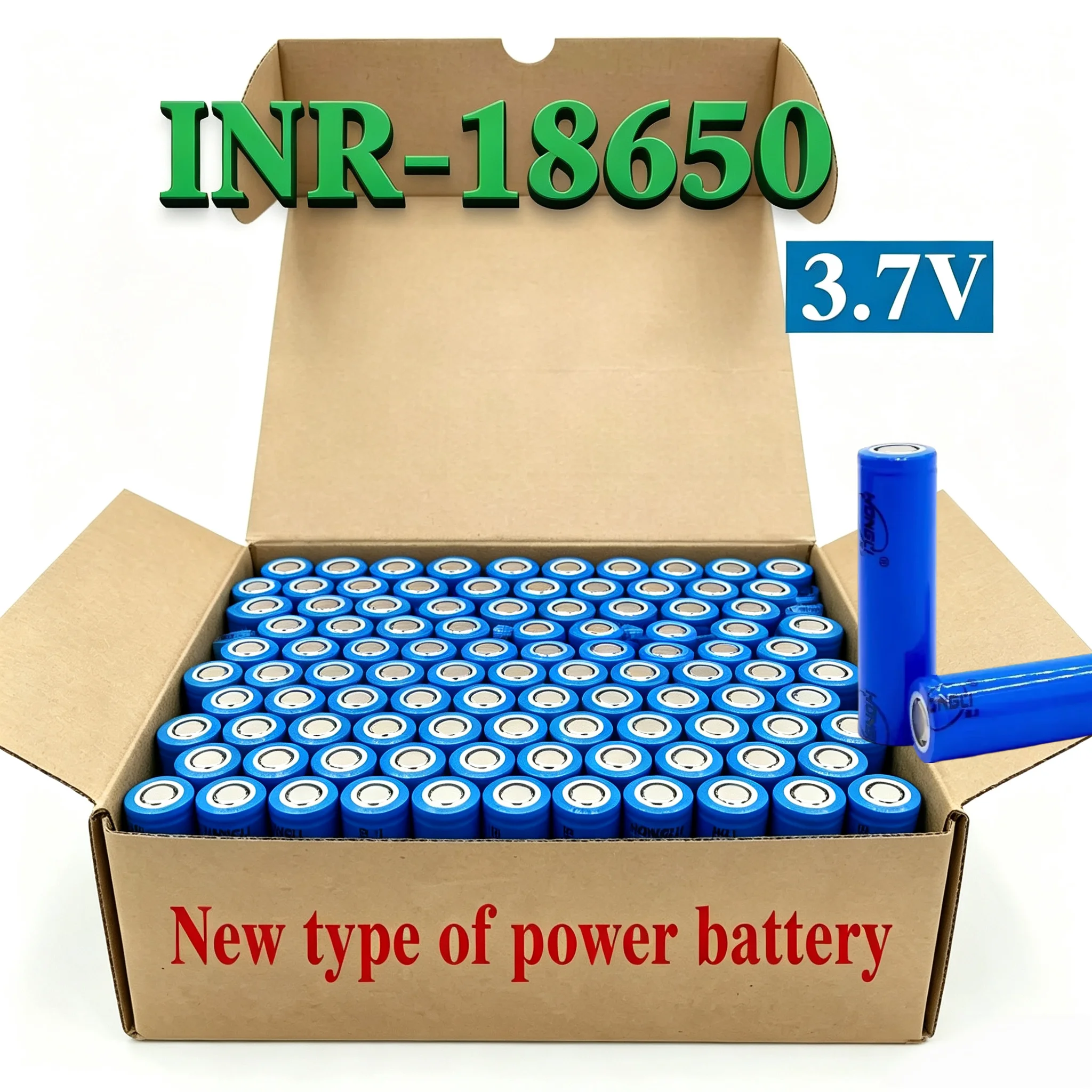 18650 New Manulife Lithium-Ion Rechargeable Battery 1800mAh 3.7V A-Grade Lithium Battery Manufacturer Direct Sales
