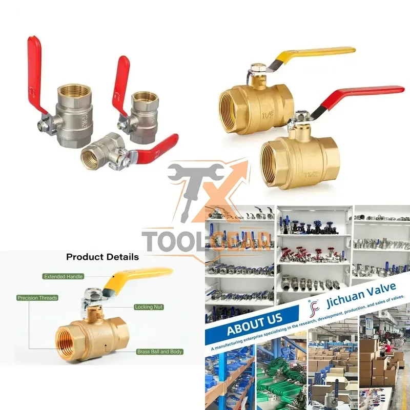 2026hotsale* High-Pressure Brass Water Ball Valve Male Threaded Forged All Size for Plumbing Installation Direct-Fit New