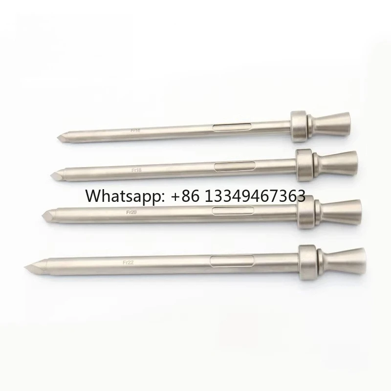 Urology Bladder Trocar Cystostomy Fr16 Fr18 Fr20Fr22 Suitable for Human and Veterinary Urological Surgery