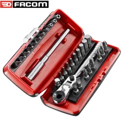 Facom R.180J31 1/4 Compact Flex Ratchet Group Set High Quality Materials Exquisite Workmanship Simple Operation