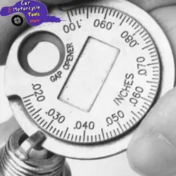 Vendita calda 1 pz tipo di moneta 0.6-2.4mm candela Gap Gauge strumento di misura gamma candela calibro calibro strumento di misurazione