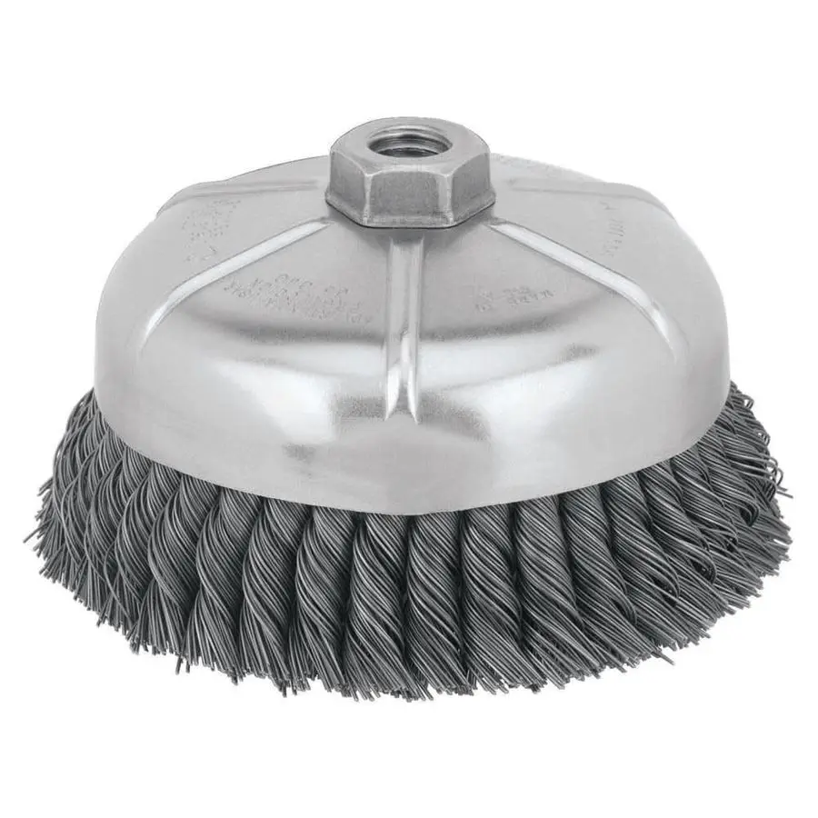

Wire Cup Brush, Knotted, 6Inch DW4917