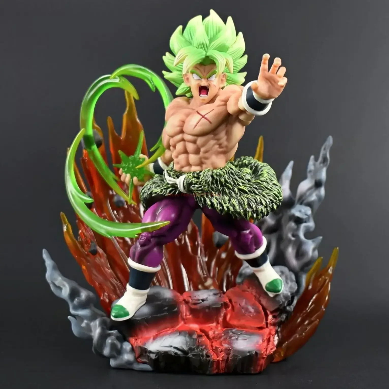 Dragon Ball 20cm Gk Broglie Vs Wujita Resonance Series Super Blue Wujita Scene Ornaments Special Effects Model Decoration Gifts