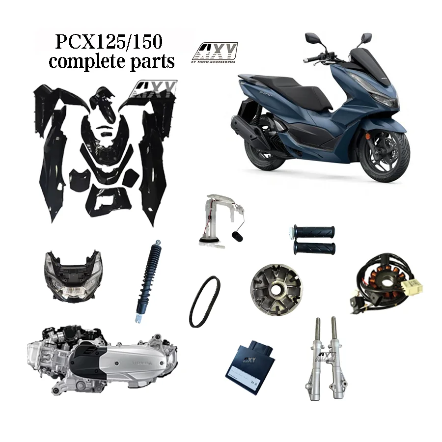 2025 Motores refrigerados por agua de 4 tiempos honda 150cc y vende PCX Otros accesorios de motocicleta
