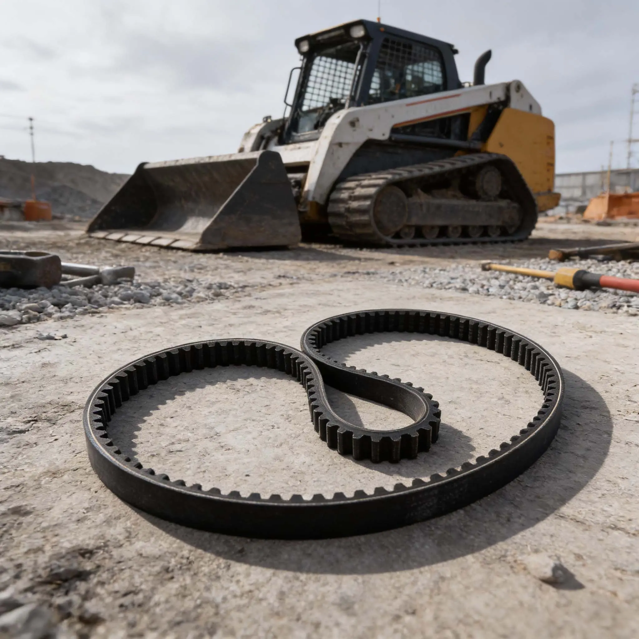 Daily Tasks Demands Of Construction Black Drive Belt Performance Accessory Heavy Equipment Extended Service Life