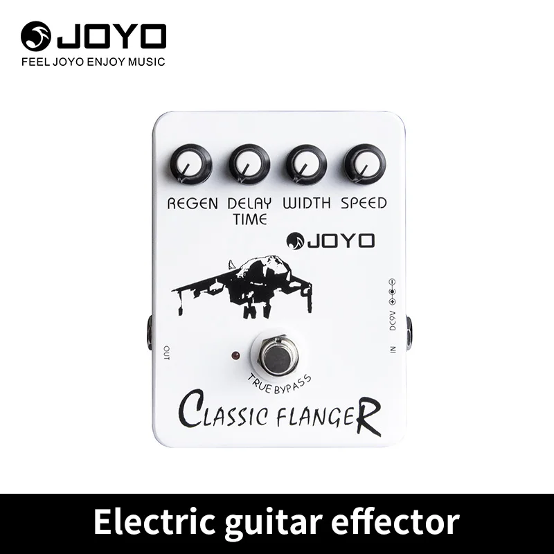 JOYO-Classic Flanger Pedal Effect, Tremulous Vibratos and Chorus, Electric Guitar, Metallic Flanger