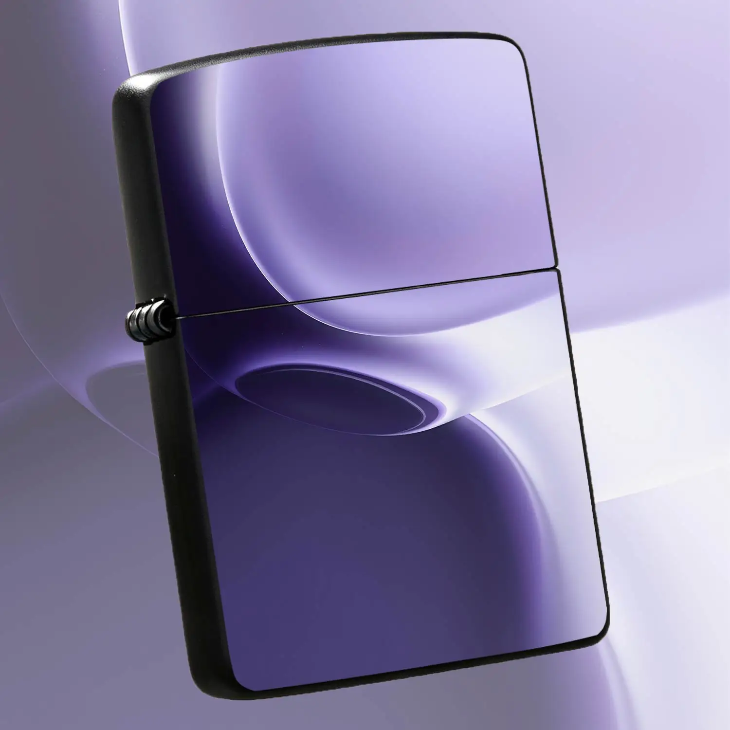 Lavender Glow Curved Art Style Lighter, Gradient Soft Glow Aesthetic Design, Portable Delicate Daily Carry Item, Perfect For Casual Home Time Outdoor Trips Business Travel All Scenarios, Stylish High-End Practical Porta A Humorous And Inter