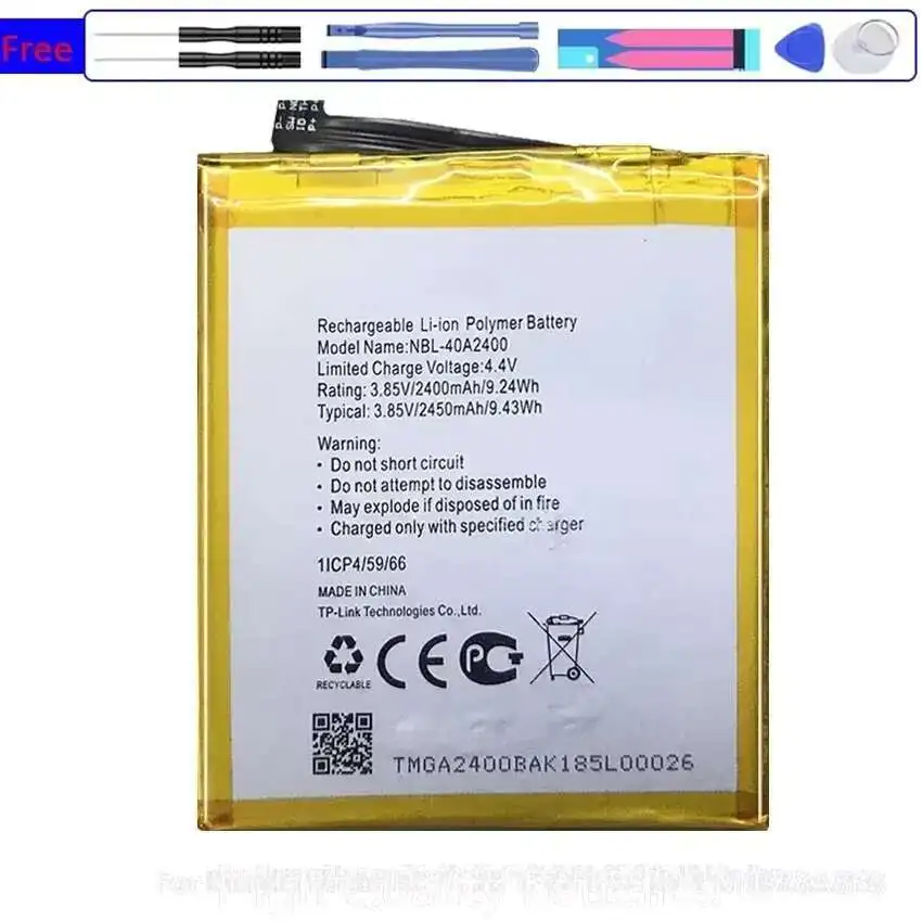 

Аккумулятор мобильного телефона TP-link Neffos Y5s TP804A TP804C NBL-40A2400 2450 мАч