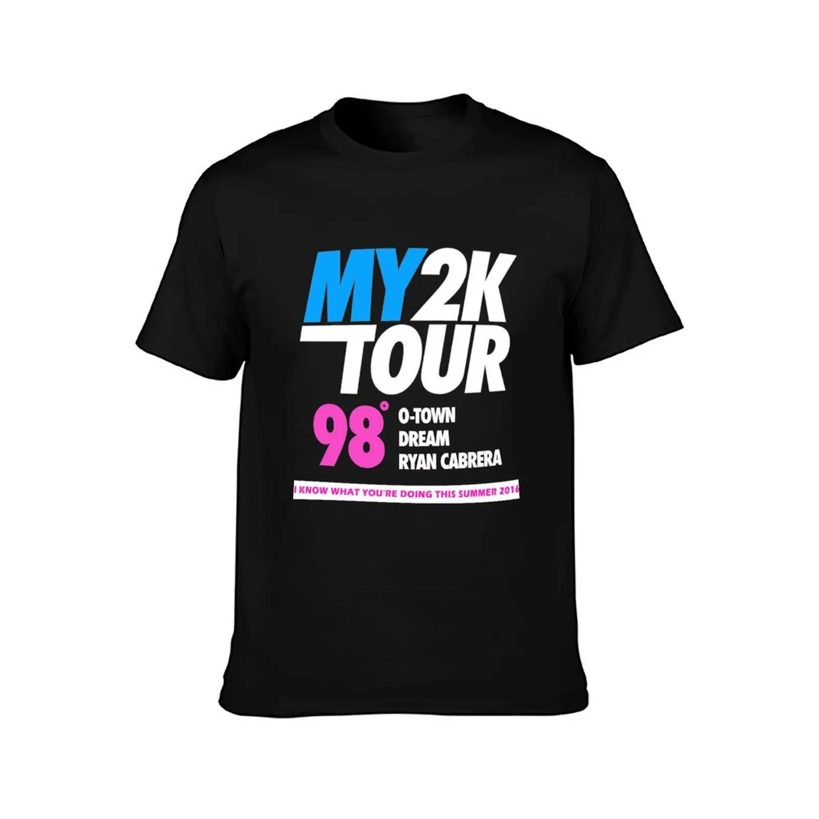 hits 98 DEGREES LOGO TOUR 2016 estr T-Shirt anime t shirts for man T-Shirt