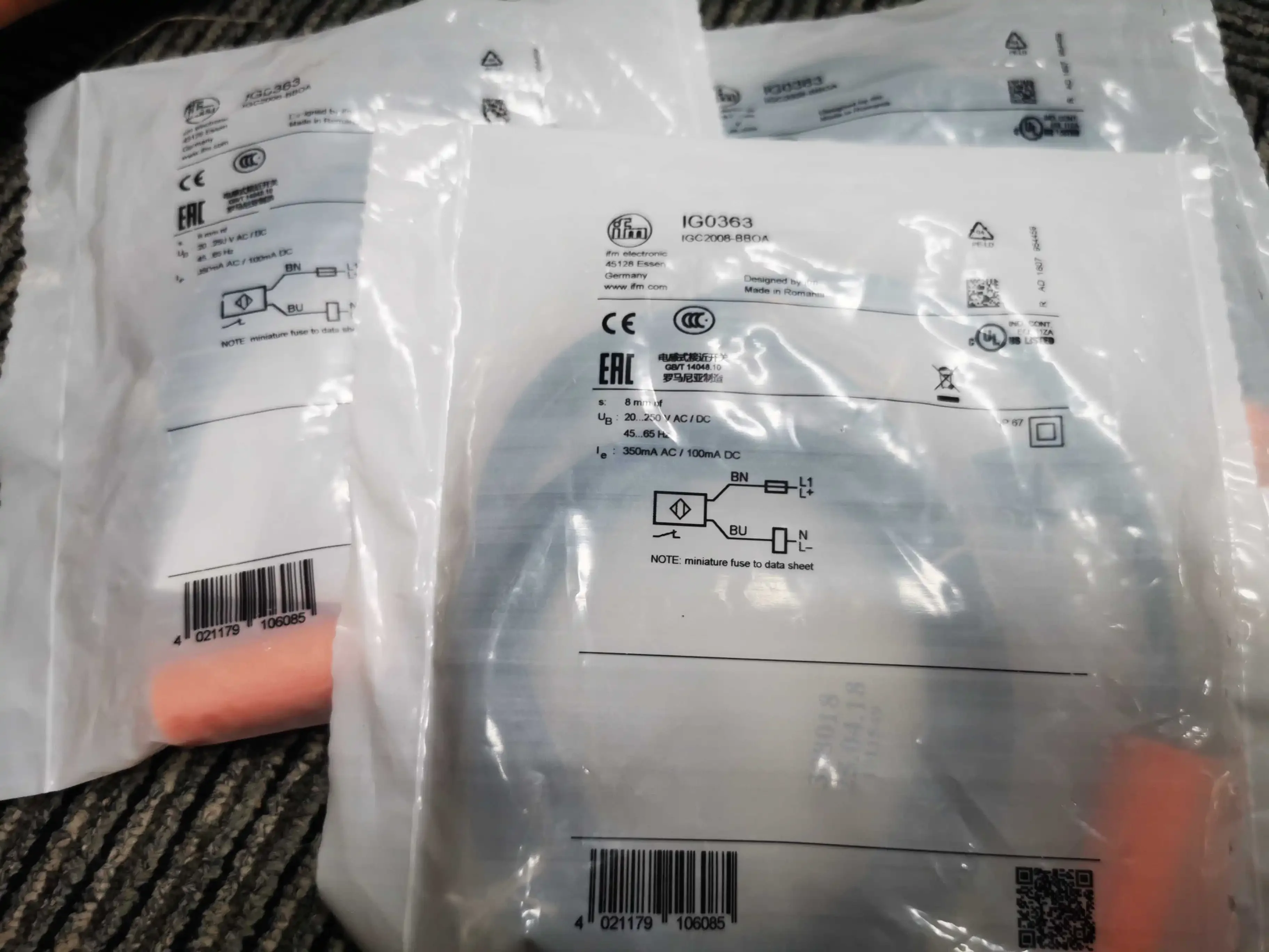 المساومة الأصلية للمستشعر AC5295