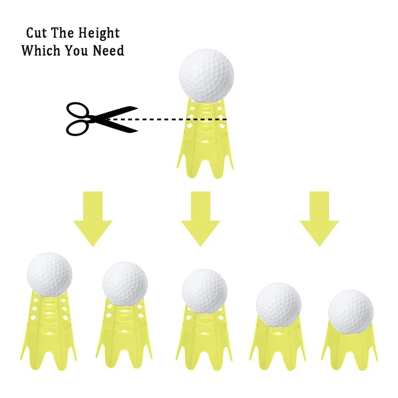 10Pcs Golf Mat Tees,Golf Simulator Tees,Practice Golf Tees For Driving Range,Home Golf Tees For Golf Training