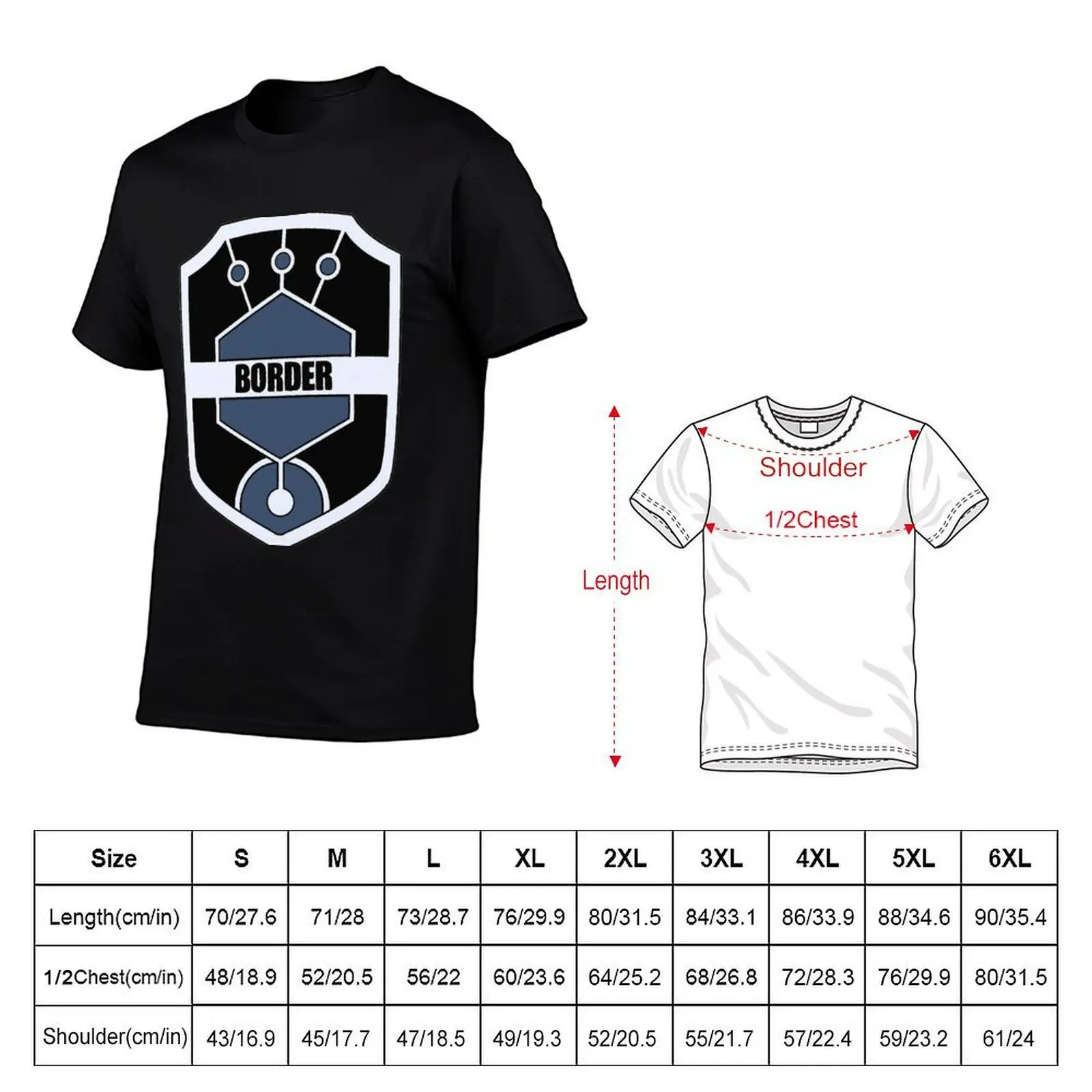 World Trigger - Border Logo T-Shirt vintage t shirts anime shirt oversized t shirt men