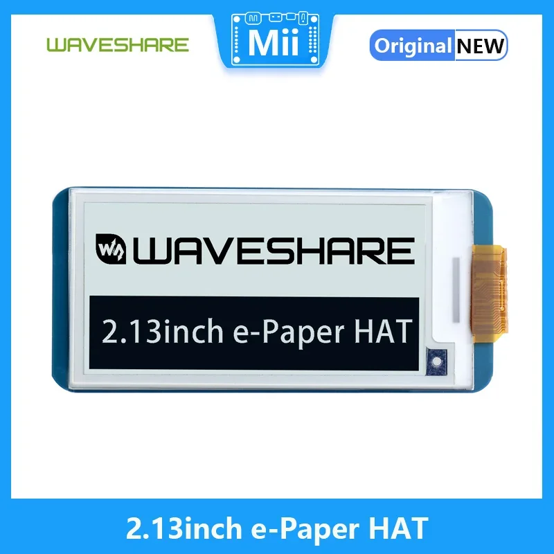 Raspberry Pi 2.13inch e-Paper HAT Waveshare E-Ink display 250x122 Resolution supports partial refresh For Arduino/Raspberry Pi 4