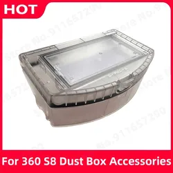 Caja de polvo para Robot aspirador S8 360, contenedor con filtro, accesorios