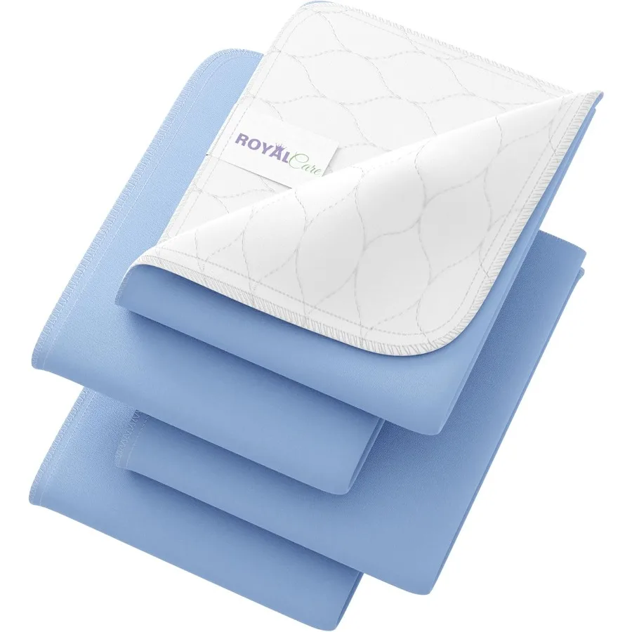 

Incontinence Bed Pads - Reusable Waterproof Underpad Chair Sofa and Mattress Protectors - Highly Absorbent Machine Washable - f