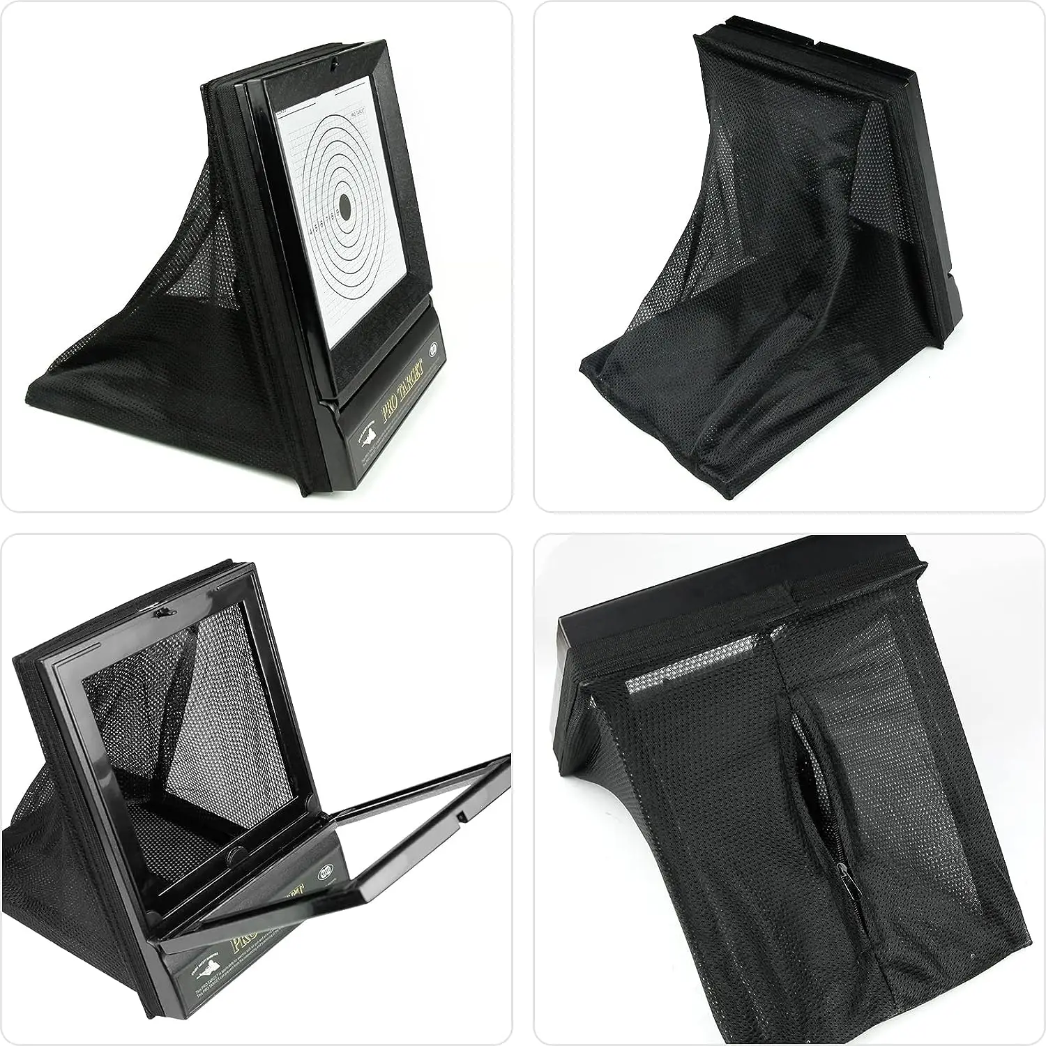 Protable BB Bullet Target Zeroing Set Airsoft Paper Target With Net Catcher for Indoor/Outdoor - view 4
