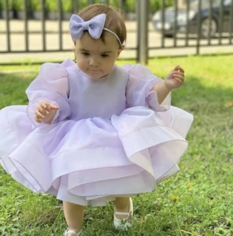 

Gardenwed Puffy Girl Gown Flower Girl Dress Tulle Wedding Party Dresses Cute Baby Girl Dress Princess Dress Little Bridal