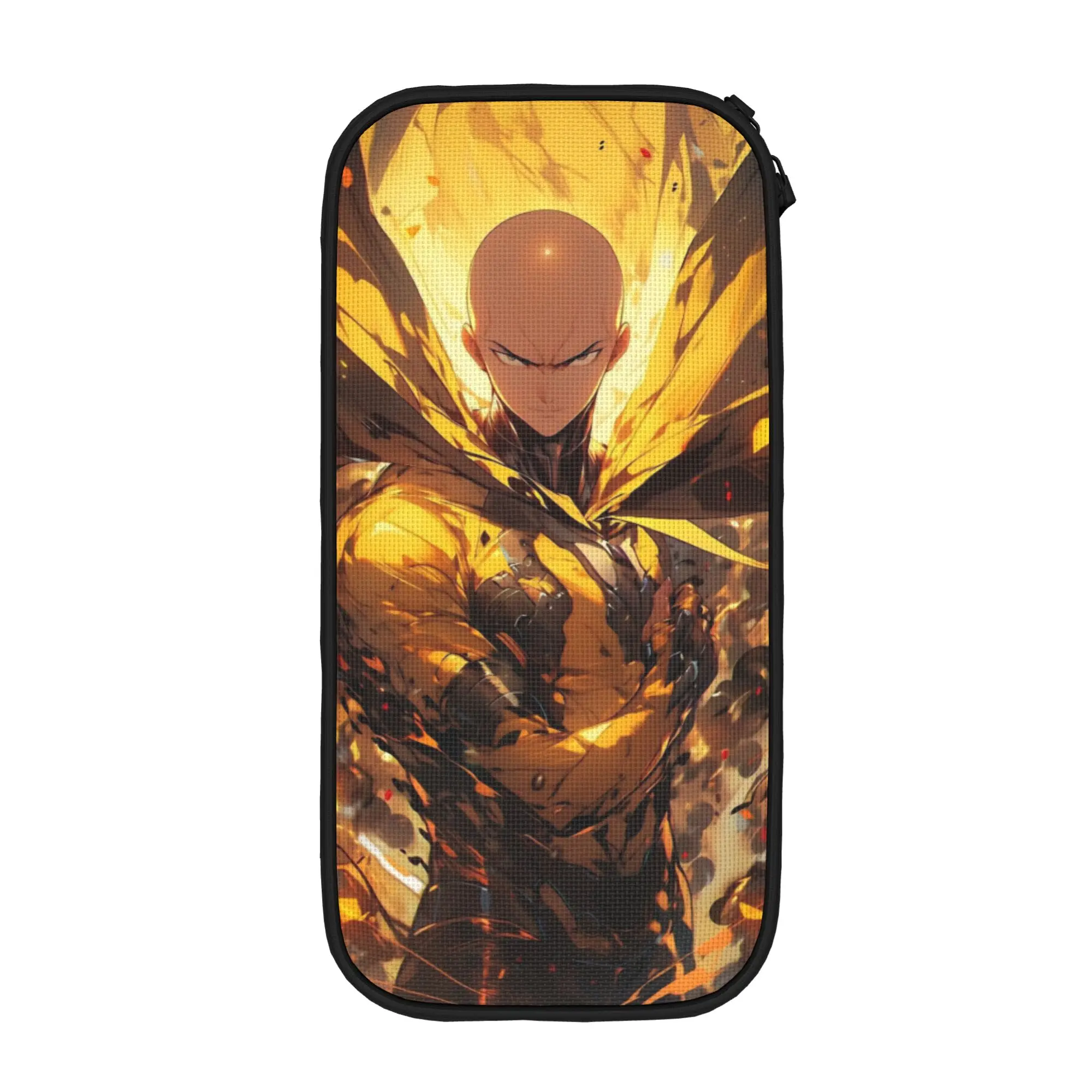 Fun One-Punchs-Man Anime Pencil Case  Pencilcases for Student Big Capacity Bag Students School Gifts Accessories