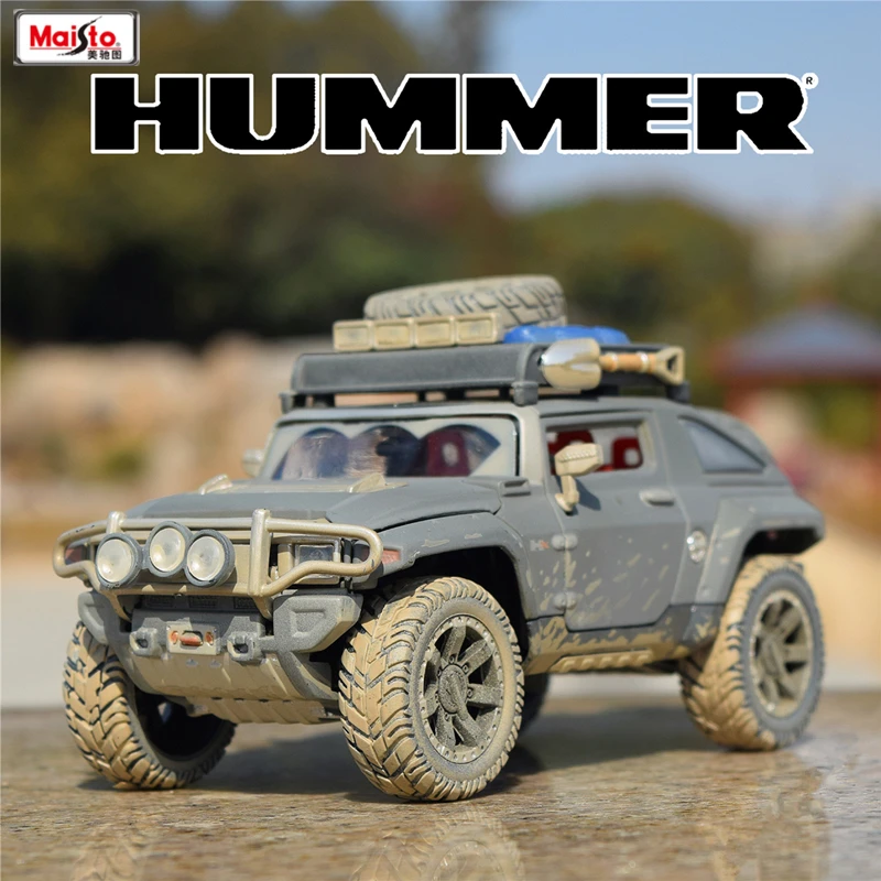 Maisto 1:24 Hummer HX Concept Alloy Car Model Diecast Metal Toy Off-road Vehicles Car Model High Simulation Collection Kids Gift